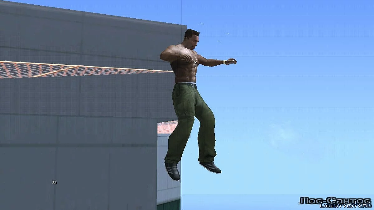 Спуск по канату / GTA San Andreas (iOS, Android)