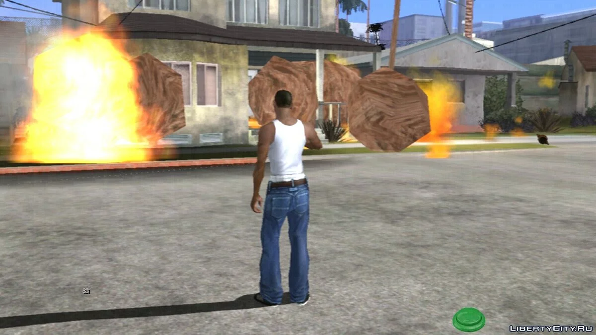 Стріляти предметами v3 / GTA San Andreas (iOS, Android)