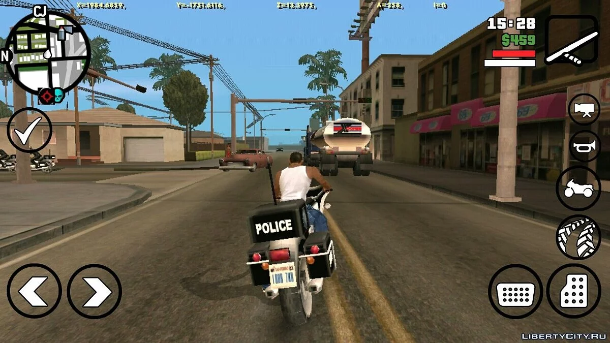 Trucks with Trailers in Traffic / GTA San Andreas (iOS, Android)