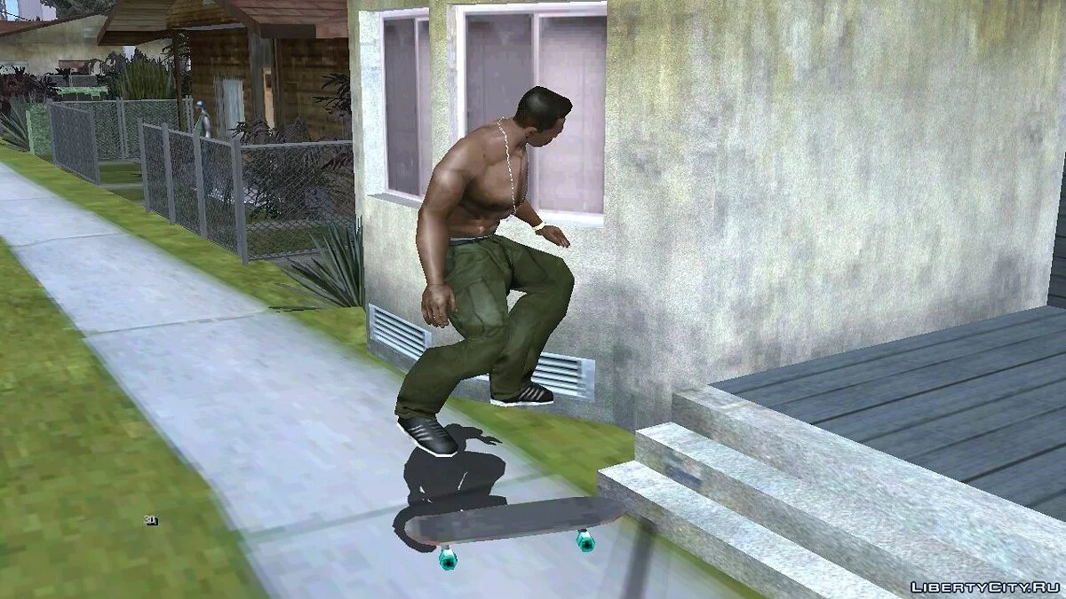 Можливість кататися на скейтборді / GTA San Andreas (iOS, Android)