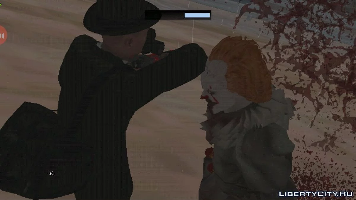 قاتل المهرج (رعب) / GTA سان أندرياس (iOS، أندرويد)