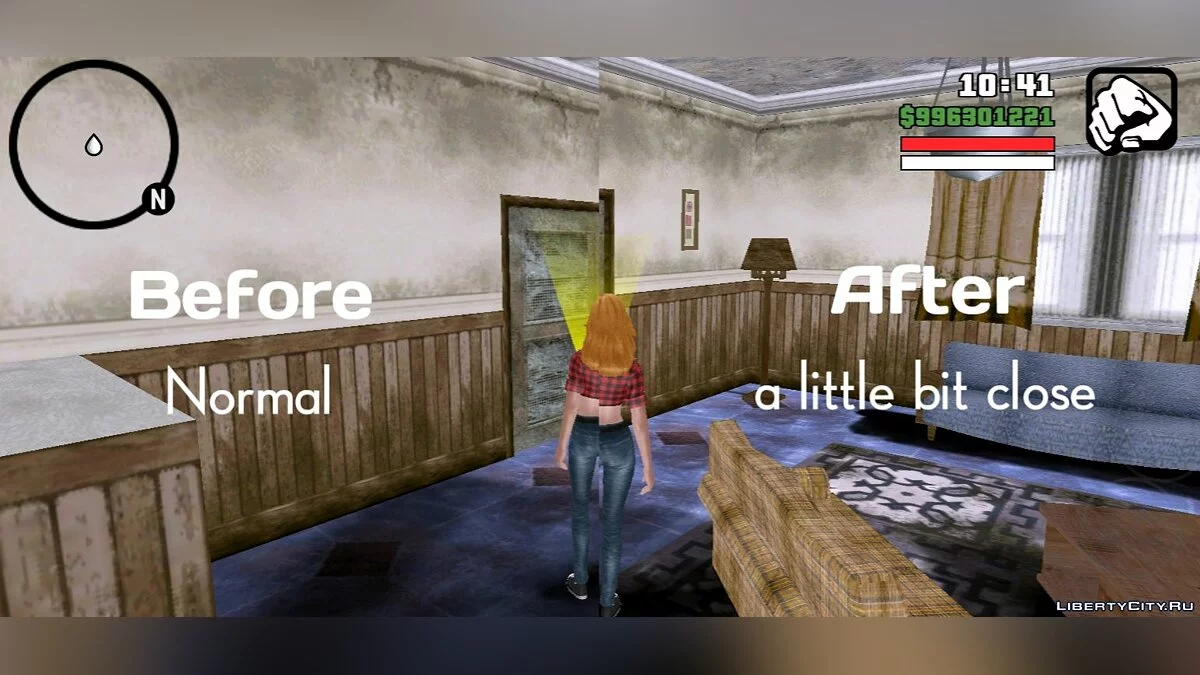 زاوية الكاميرا الثابتة / GTA سان أندرياس (iOS، أندرويد)
