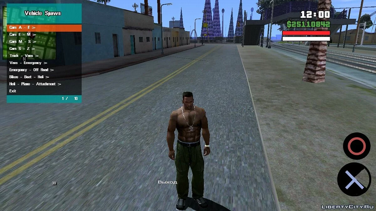 GTA 5 Style Vehicle Spawner / GTA San Andreas (iOS, Android)