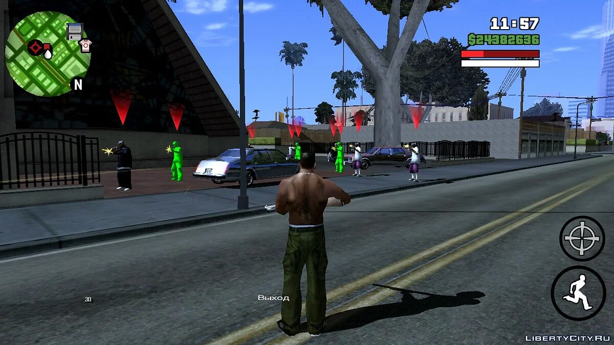 Gangsters de Grove Street (Saison 1, cinq missions CLEO) / GTA San Andreas (iOS, Android)