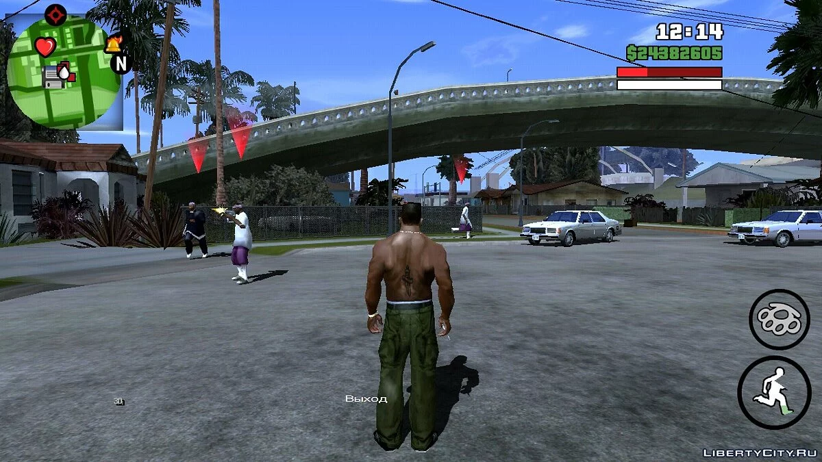Gangsters de Grove Street (Saison 1, cinq missions CLEO) / GTA San Andreas (iOS, Android)