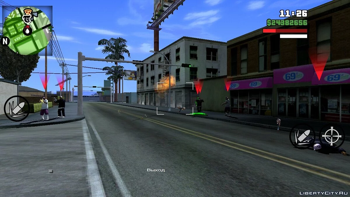 Gangsters de Grove Street (Saison 1, cinq missions CLEO) / GTA San Andreas (iOS, Android)
