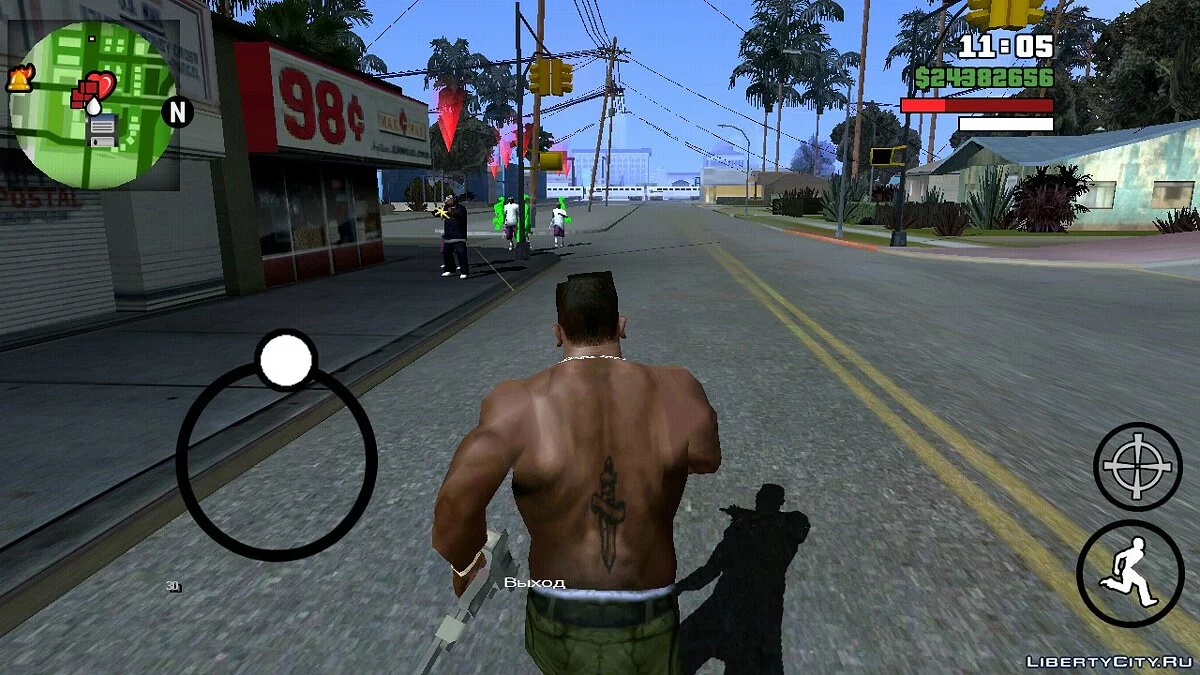 Gangsters de Grove Street (Saison 1, cinq missions CLEO) / GTA San Andreas (iOS, Android)