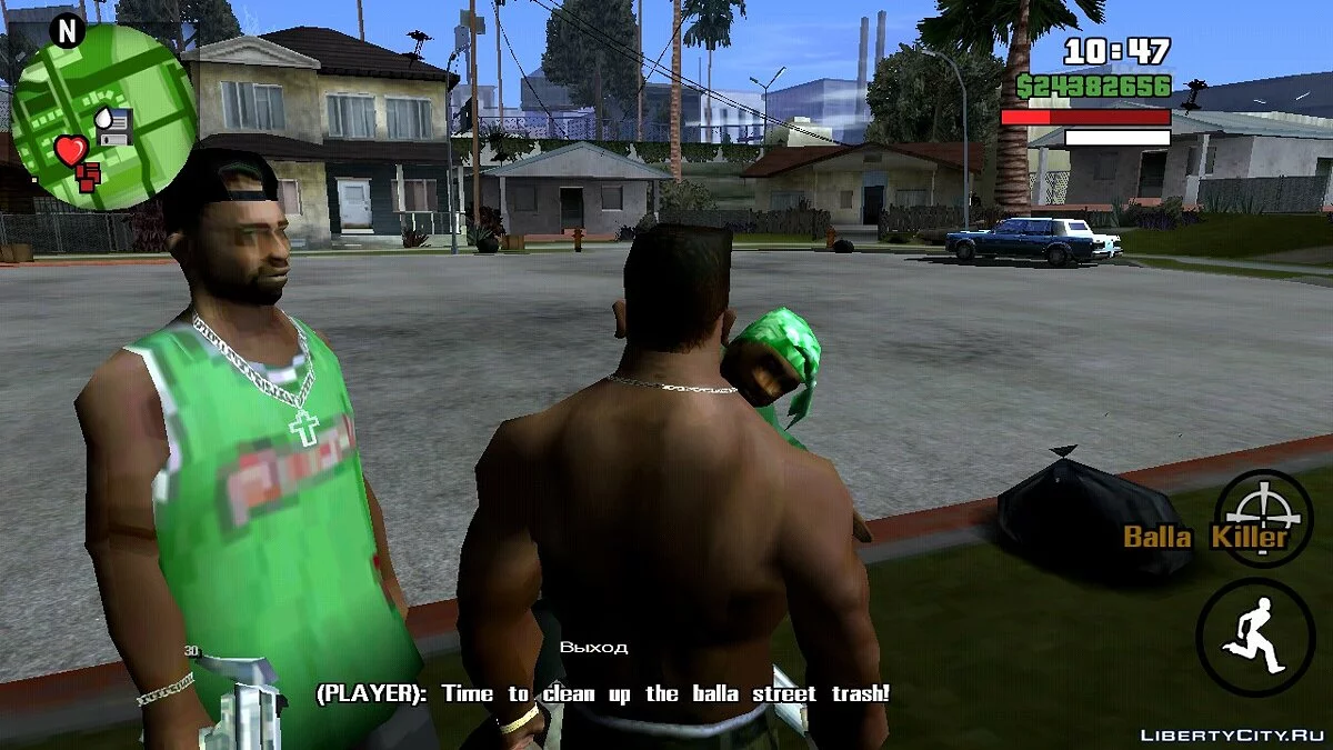 Gangsters de Grove Street (Saison 1, cinq missions CLEO) / GTA San Andreas (iOS, Android)