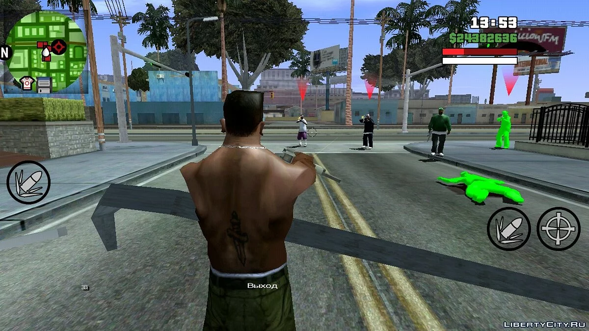 Gangsters de Grove Street (Saison 1, cinq missions CLEO) / GTA San Andreas (iOS, Android)