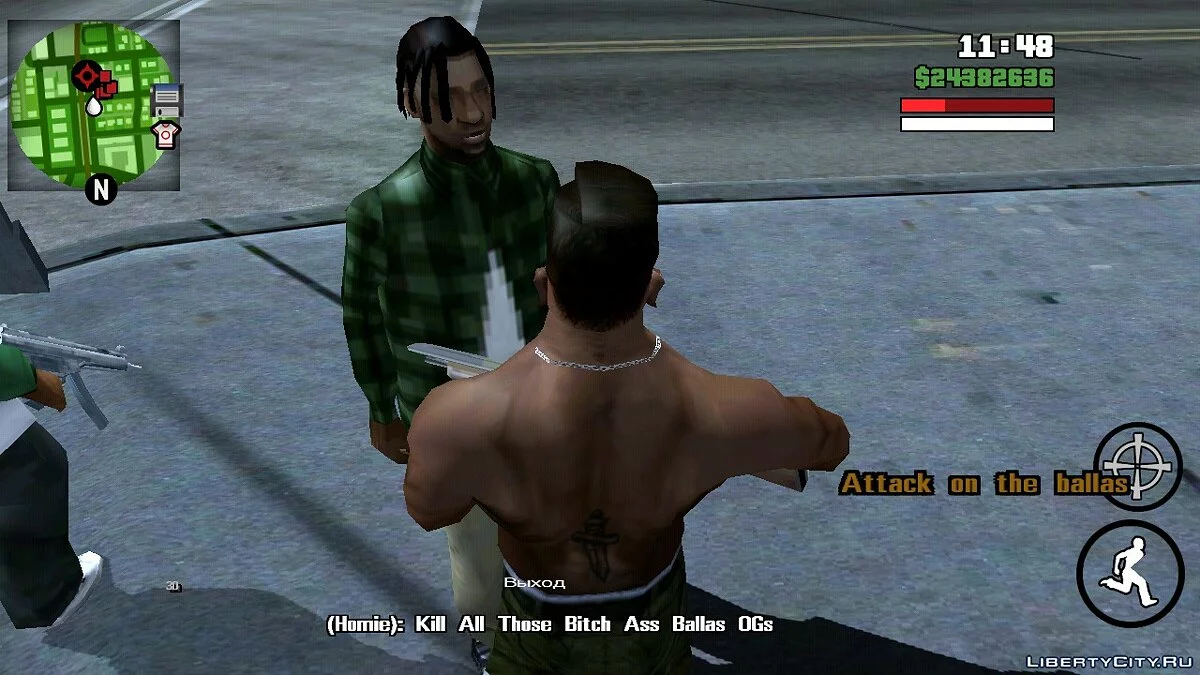 Gangsters de Grove Street (Saison 1, cinq missions CLEO) / GTA San Andreas (iOS, Android)