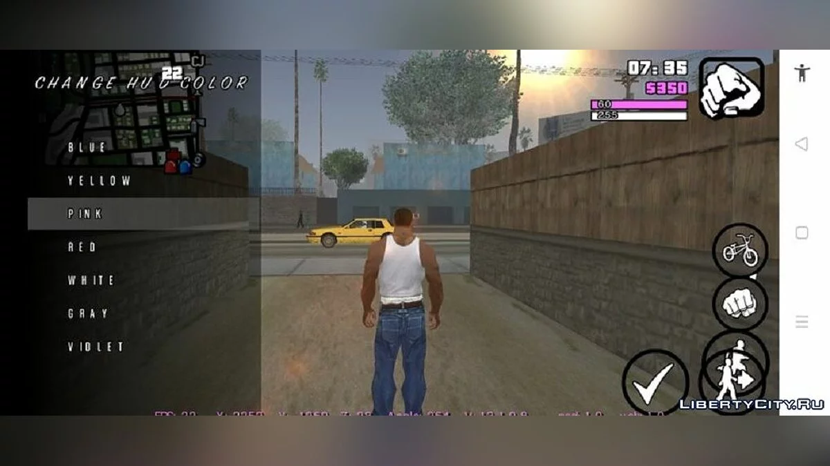 Change Hud Color / GTA San Andreas (iOS, Android)