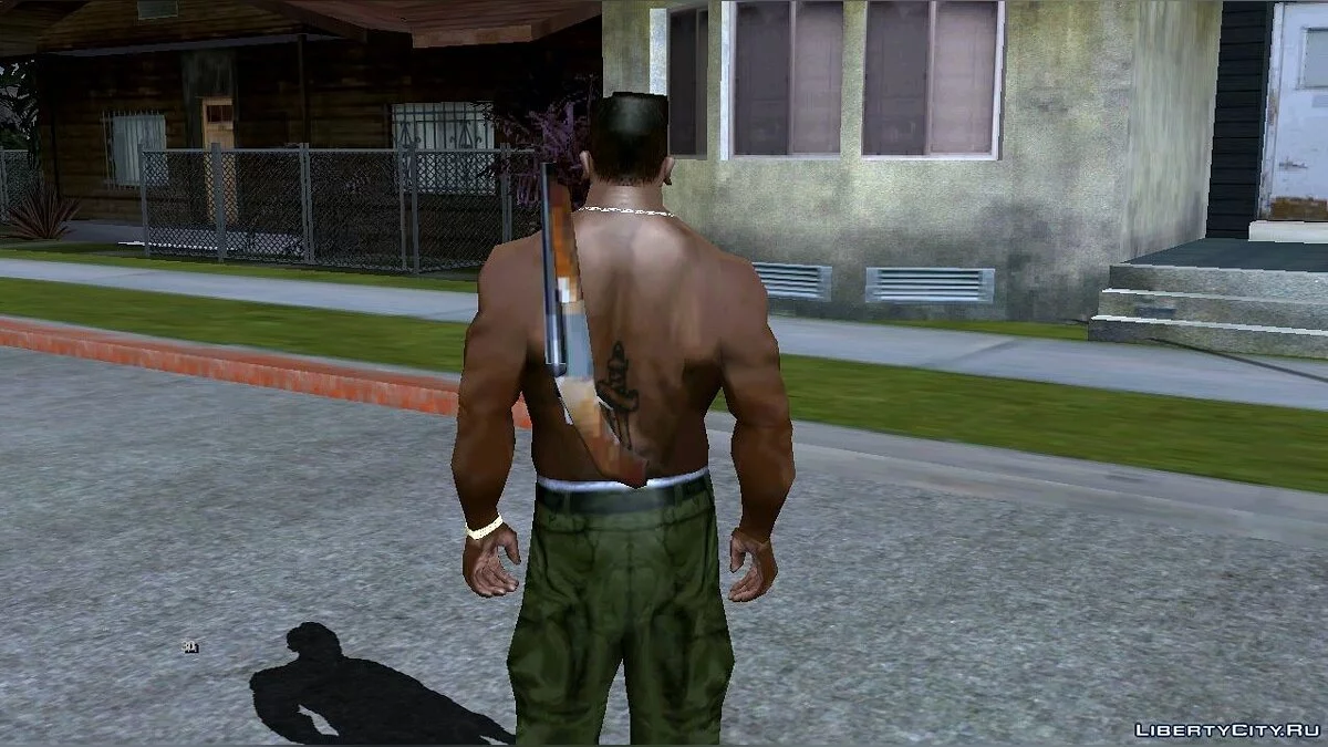 Membawa Senjata di Belakang / GTA San Andreas (iOS, Android)