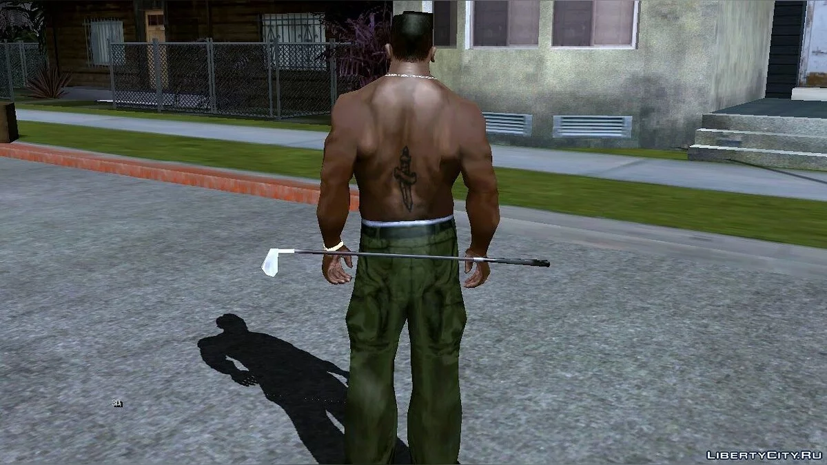 Membawa Senjata di Belakang / GTA San Andreas (iOS, Android)