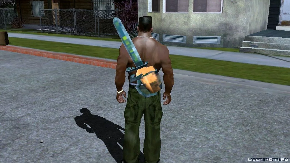 Membawa Senjata di Belakang / GTA San Andreas (iOS, Android)