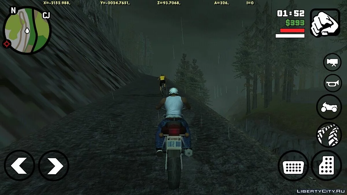 Велосипедист на горі Чіліад / GTA San Andreas (iOS, Android)