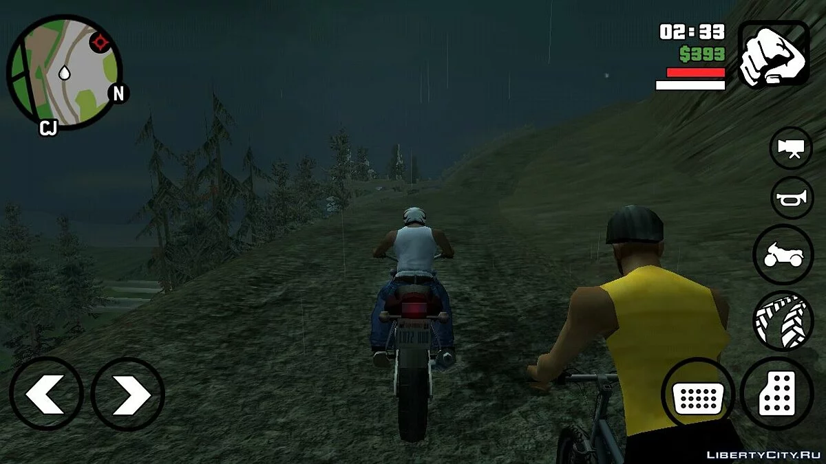 Велосипедист на горі Чіліад / GTA San Andreas (iOS, Android)
