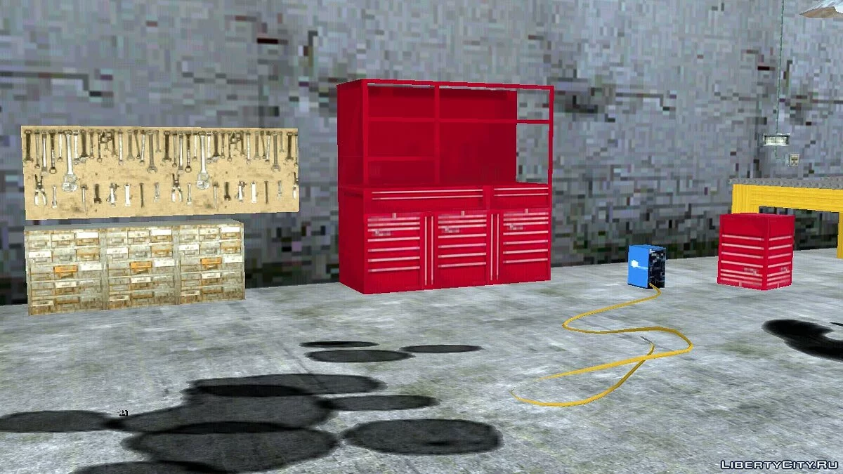 Entrée dans le garage de Doherty / GTA San Andreas (iOS, Android)