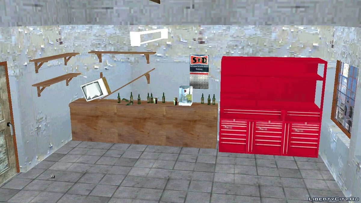 Entrée dans le garage de Doherty / GTA San Andreas (iOS, Android)
