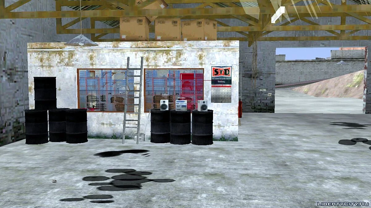 Entrée dans le garage de Doherty / GTA San Andreas (iOS, Android)