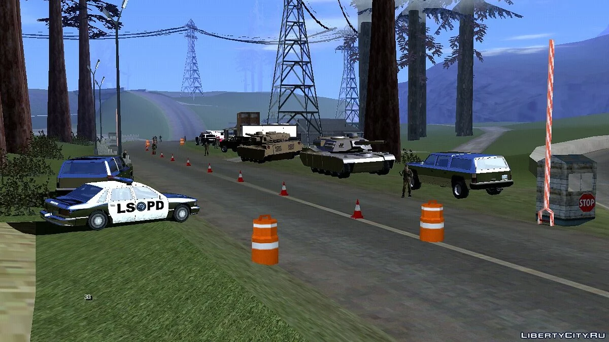 Pos Polisi / GTA San Andreas (iOS, Android)