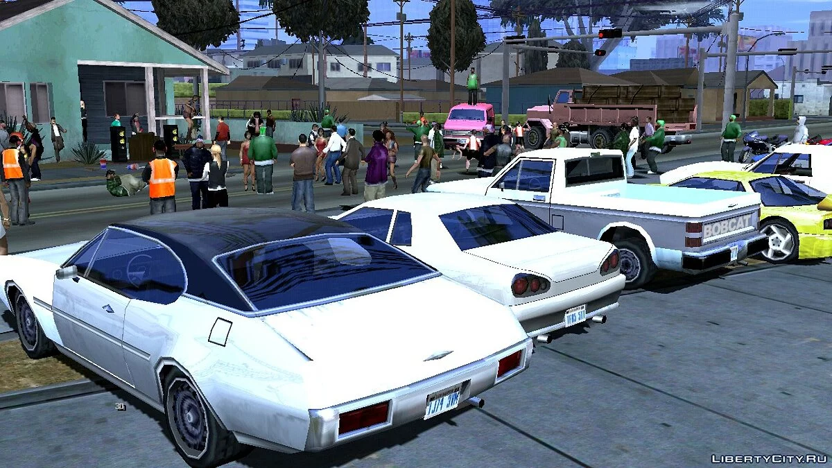 حفلة كبيرة بالقرب من منزل بيغ سموك / GTA سان أندرياس (iOS، أندرويد)