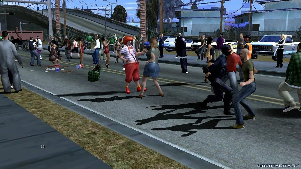 حفلة كبيرة بالقرب من منزل بيغ سموك / GTA سان أندرياس (iOS، أندرويد)