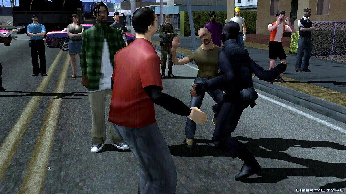 حفلة كبيرة بالقرب من منزل بيغ سموك / GTA سان أندرياس (iOS، أندرويد)