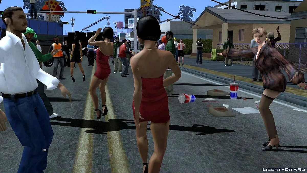حفلة كبيرة بالقرب من منزل بيغ سموك / GTA سان أندرياس (iOS، أندرويد)