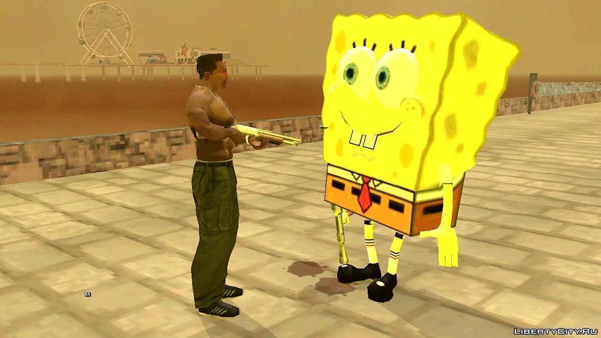 Губка Боб из ада / GTA San Andreas (iOS, Android)