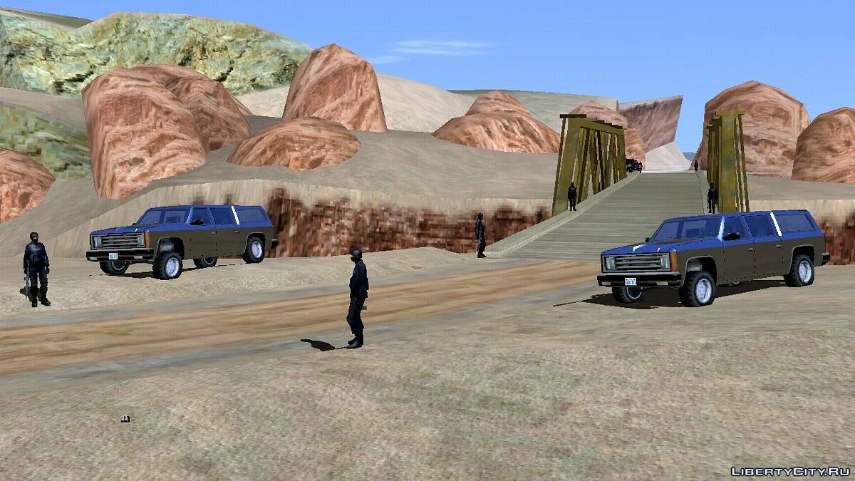 Point de contrôle de police / GTA San Andreas (iOS, Android)