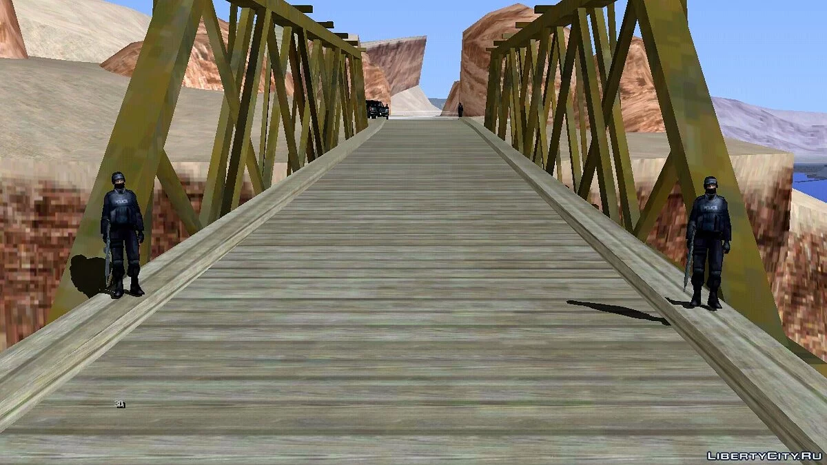 Point de contrôle de police / GTA San Andreas (iOS, Android)