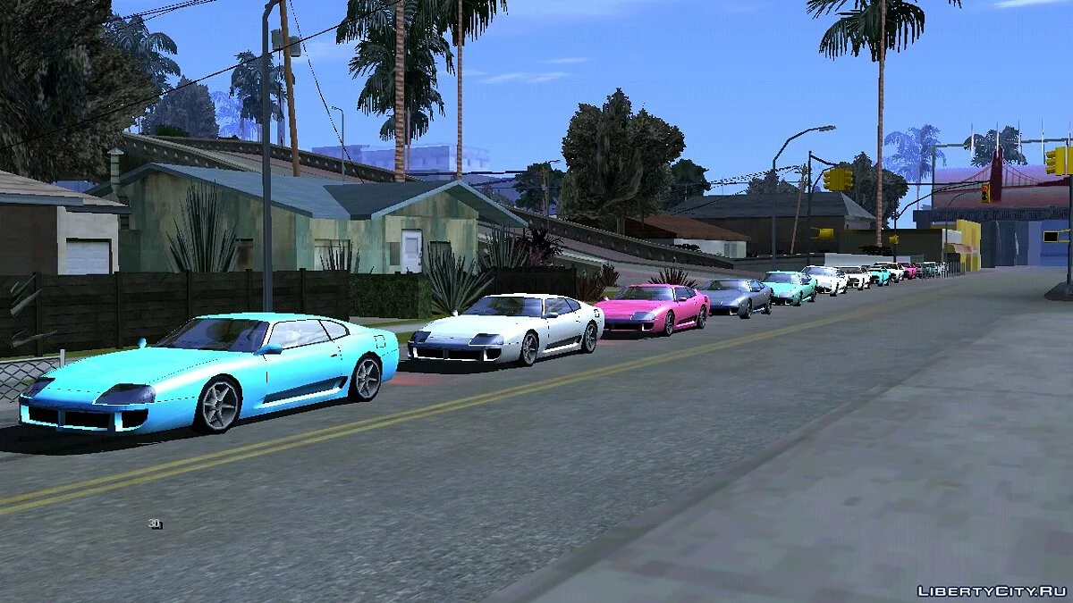 قافلة السيارات / GTA سان أندرياس (iOS، أندرويد)