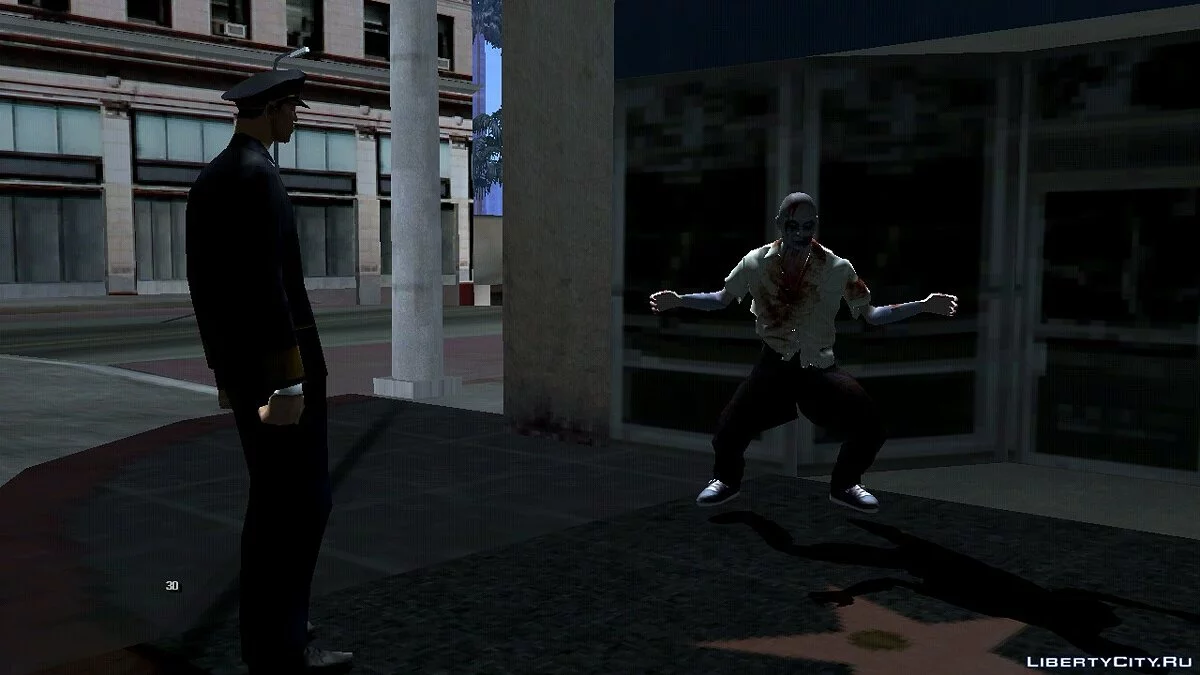 حراس الفضاء والزومبي في زقاق النجوم / GTA سان أندرياس (iOS، أندرويد)