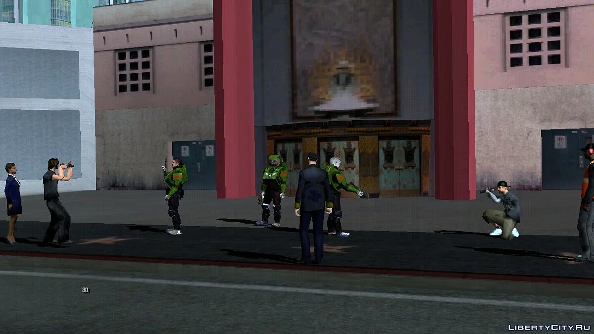 حراس الفضاء والزومبي في زقاق النجوم / GTA سان أندرياس (iOS، أندرويد)