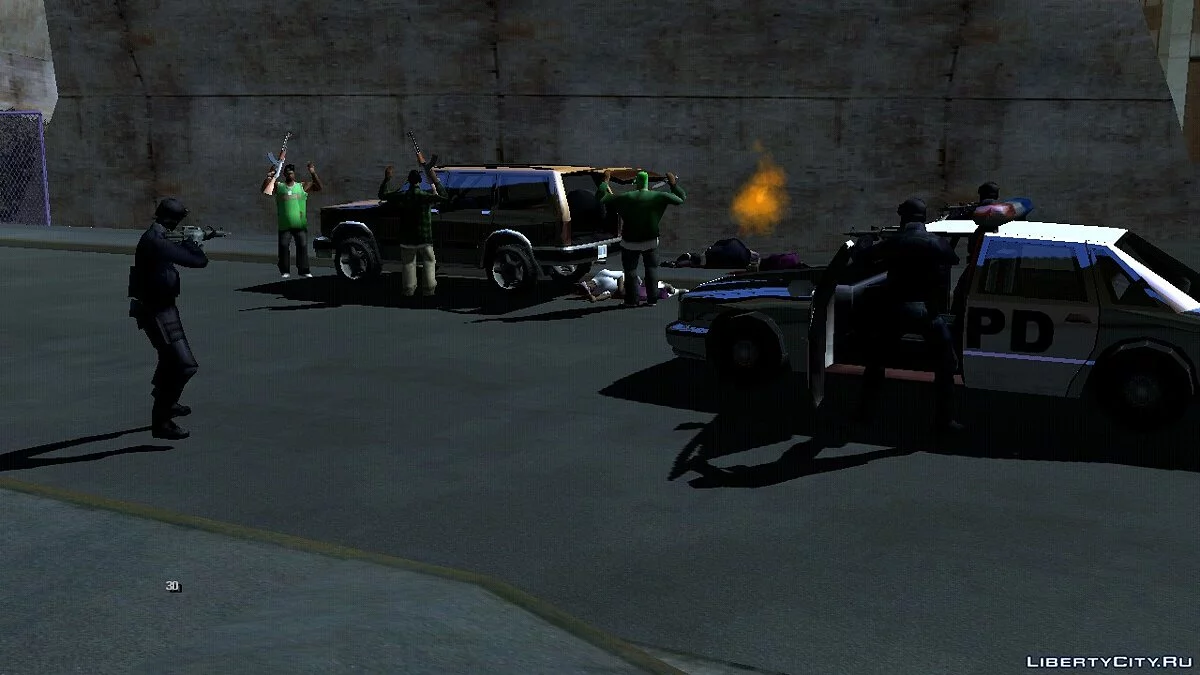 Кримінальна сцена / GTA San Andreas (iOS, Android)