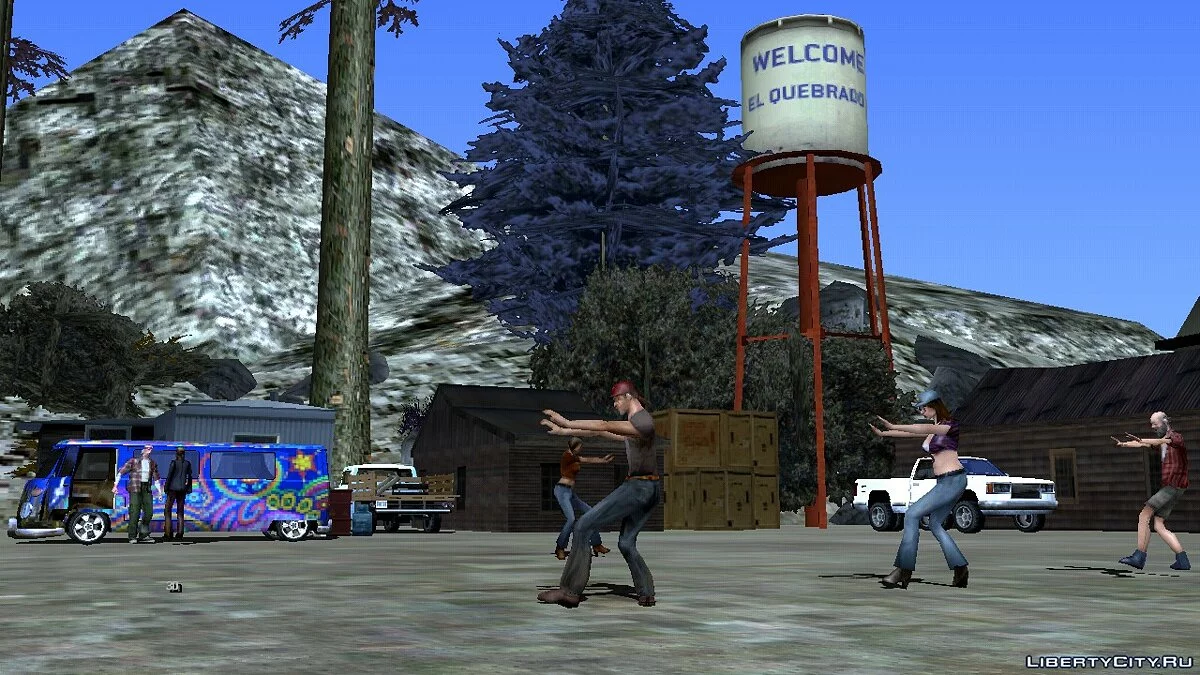 Лагерь Альтруистов на горе Чилиад / GTA San Andreas (iOS, Android)