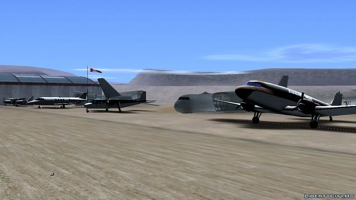 وسائل النقل الجديدة في المطار المهجور / GTA سان أندرياس (iOS، أندرويد)
