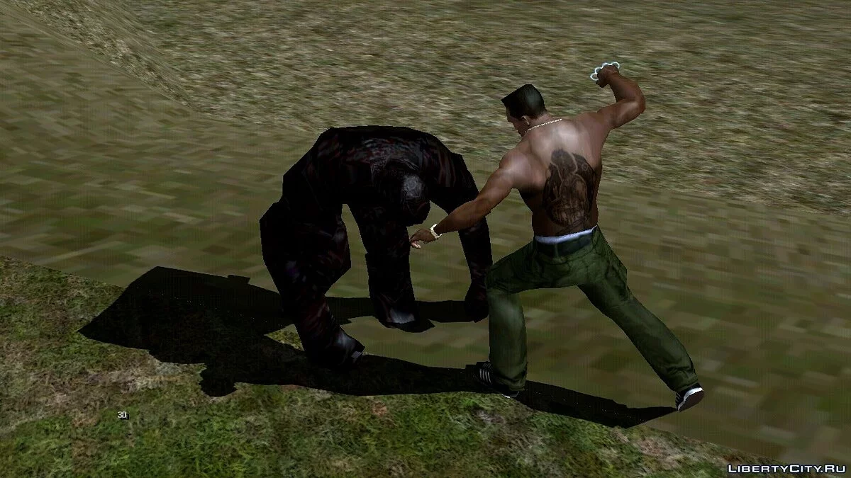 Chasse au Bigfoot (Sasquatch) / GTA San Andreas (iOS, Android)