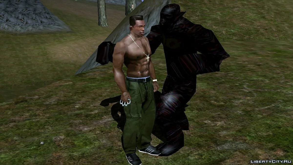 Chasse au Bigfoot (Sasquatch) / GTA San Andreas (iOS, Android)
