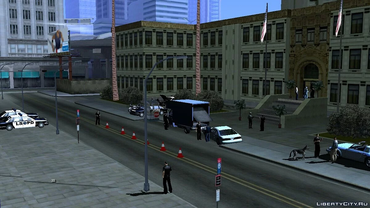 Оживлення поліцейського відділку в Лос-Сантосі / GTA San Andreas (iOS, Android)