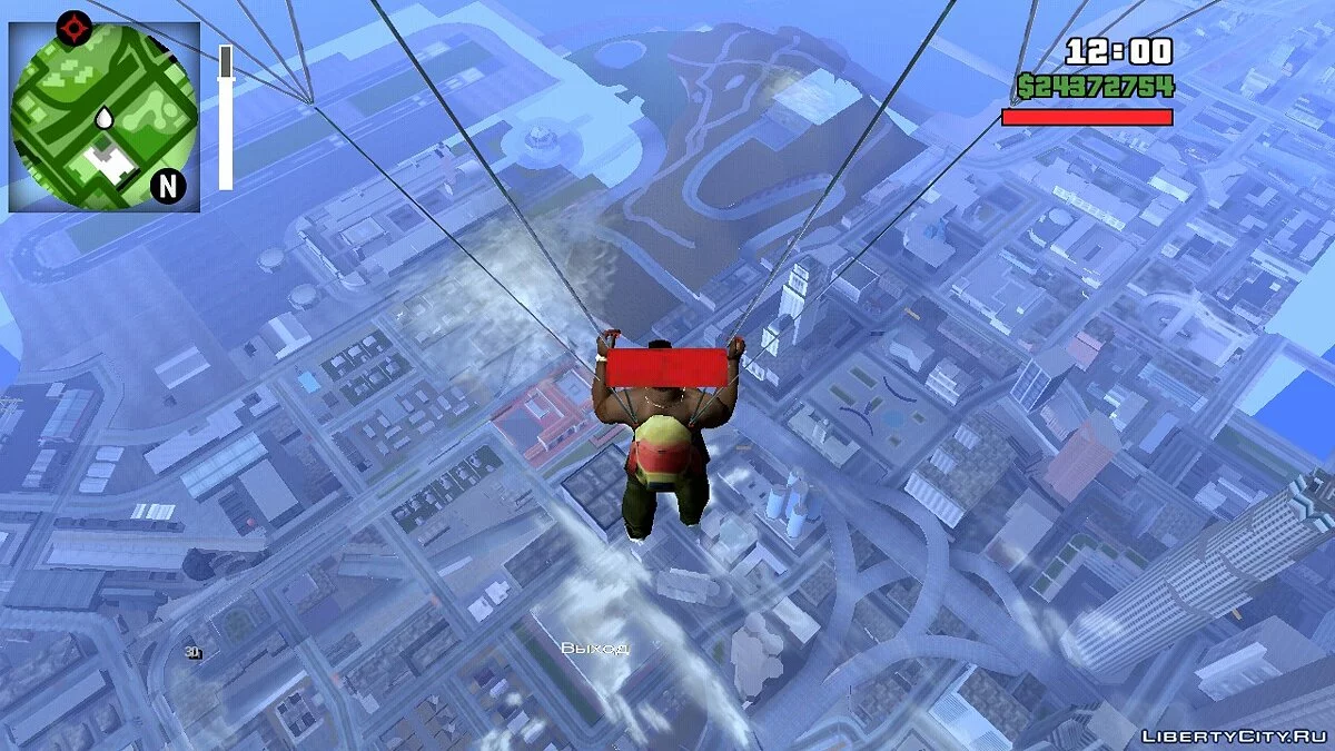 Saut en parachute / GTA San Andreas (iOS, Android)