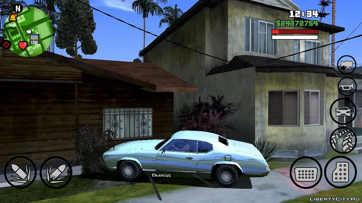 Health Reduction on Collision / GTA San Andreas (iOS, Android)