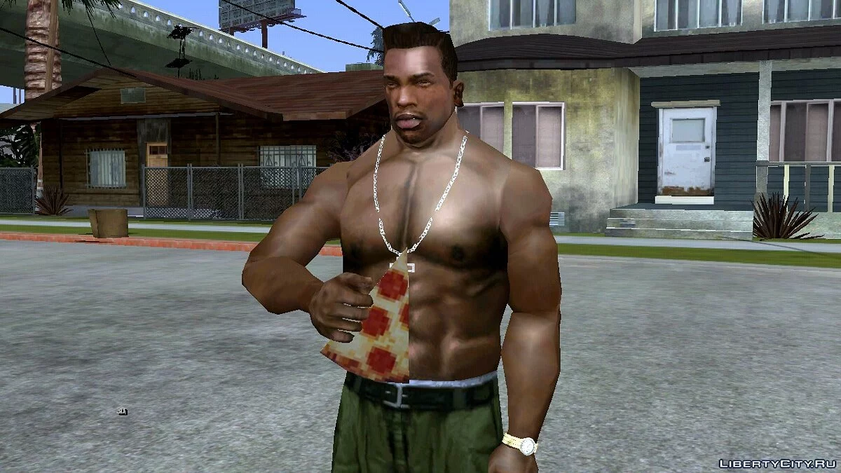 Можливість з'їсти піцу та відновити здоров'я / GTA San Andreas (iOS, Android)