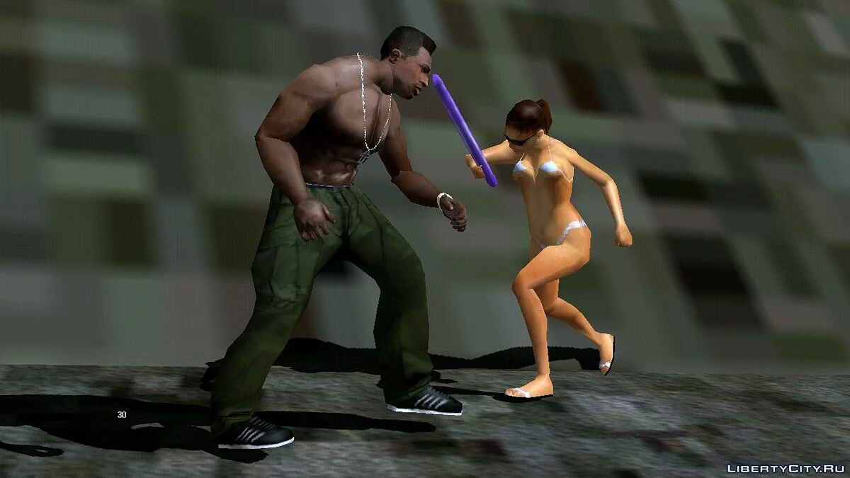 Небезпечна дівчина / GTA San Andreas (iOS, Android)