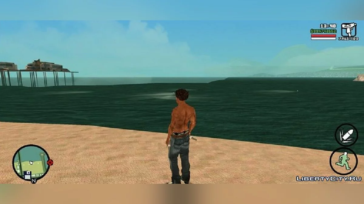 Pantai Santa Maria yang Realistis / GTA San Andreas (iOS, Android)