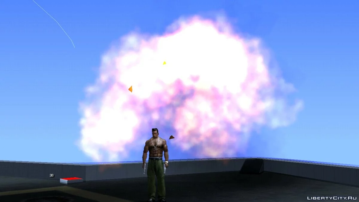 Enemigo armado en la torre / GTA San Andreas (iOS, Android)