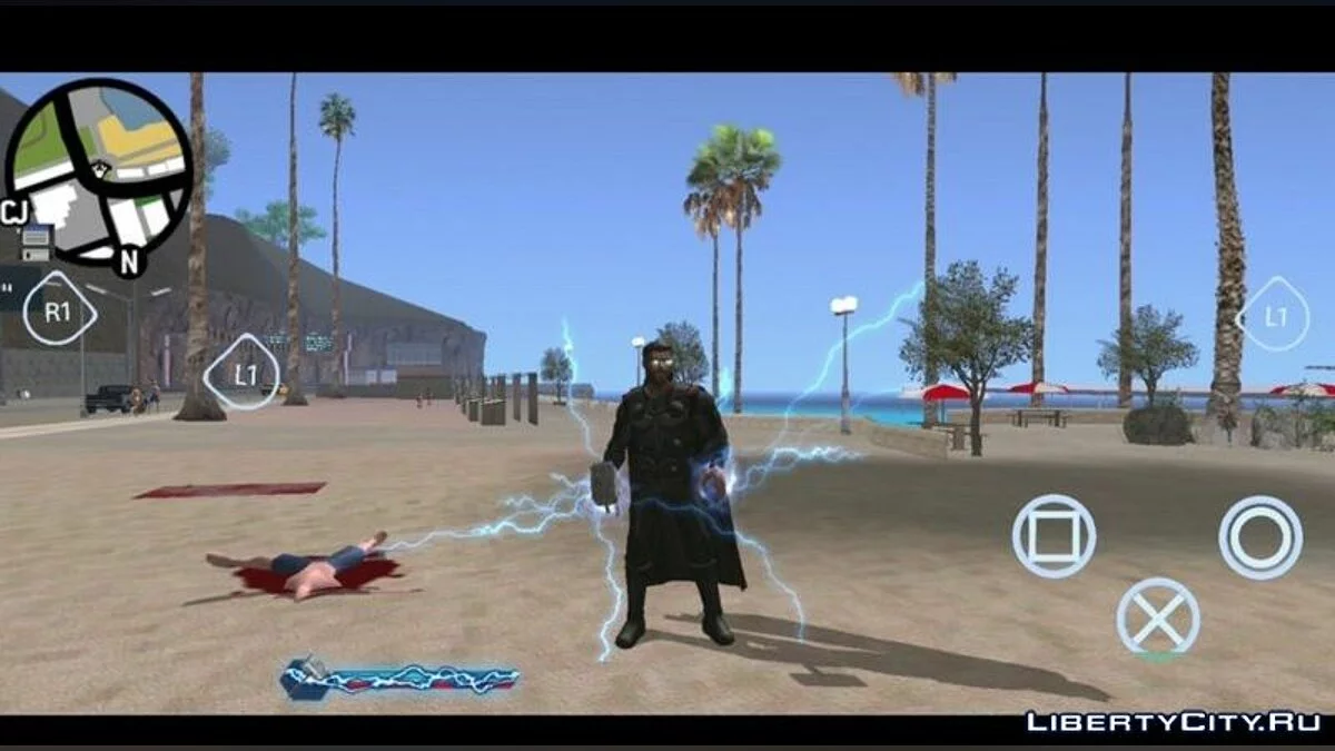 Devenir Thor / GTA San Andreas (iOS, Android)