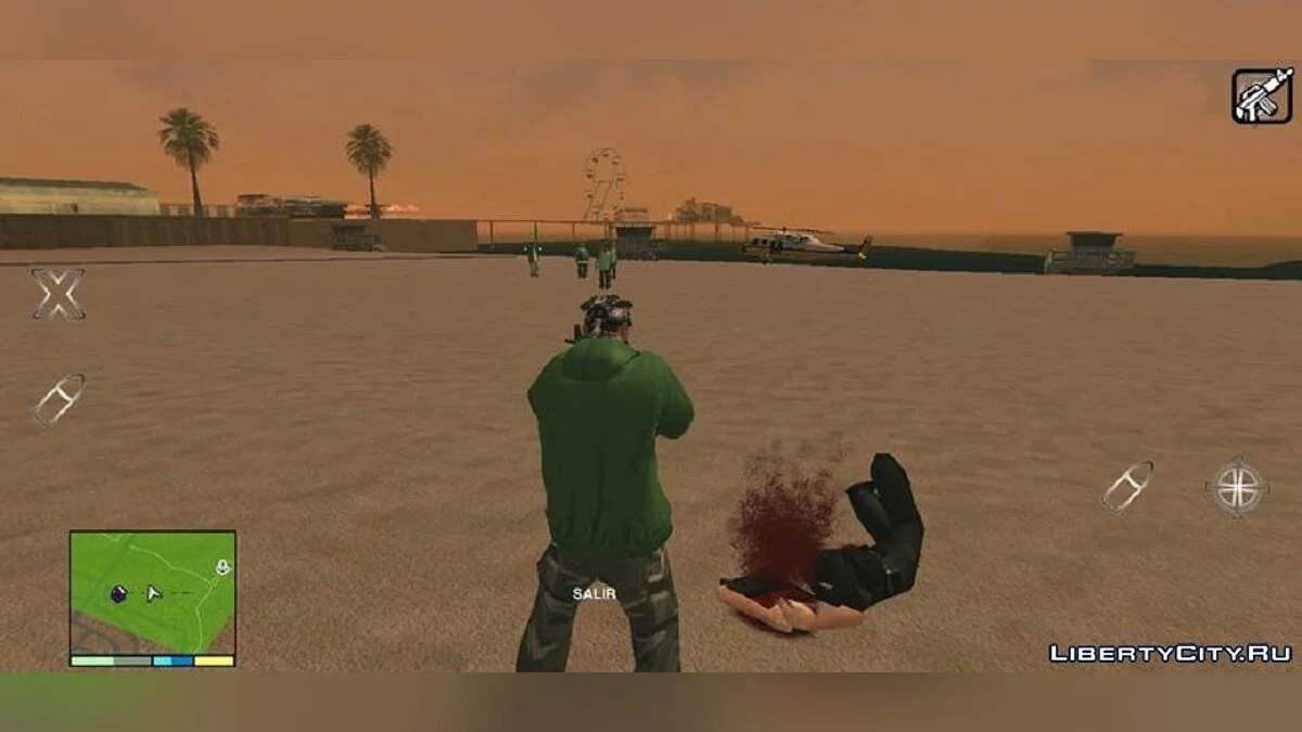 Сповільнена камера при стрільбі / GTA San Andreas (iOS, Android)