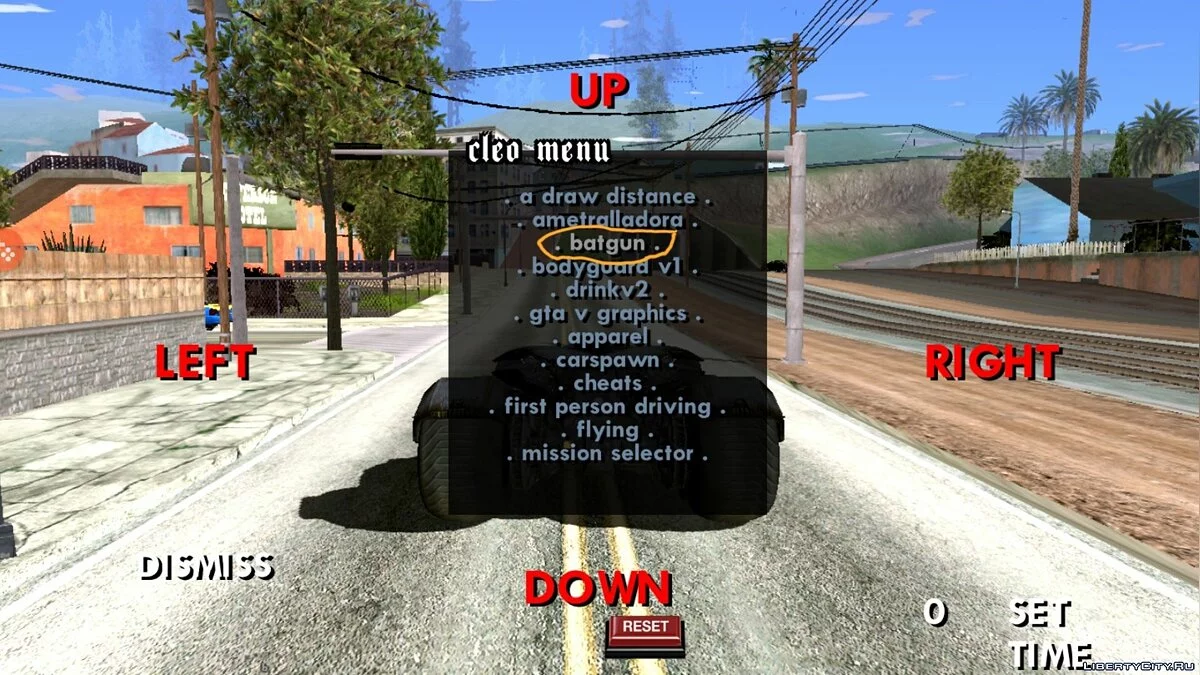带有工作武器的蝙蝠车(仅DFF) / GTA San Andreas (iOS, Android)