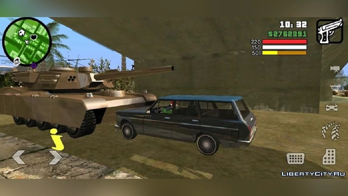 Contador Digital de Vida e Armadura / GTA San Andreas (iOS, Android)